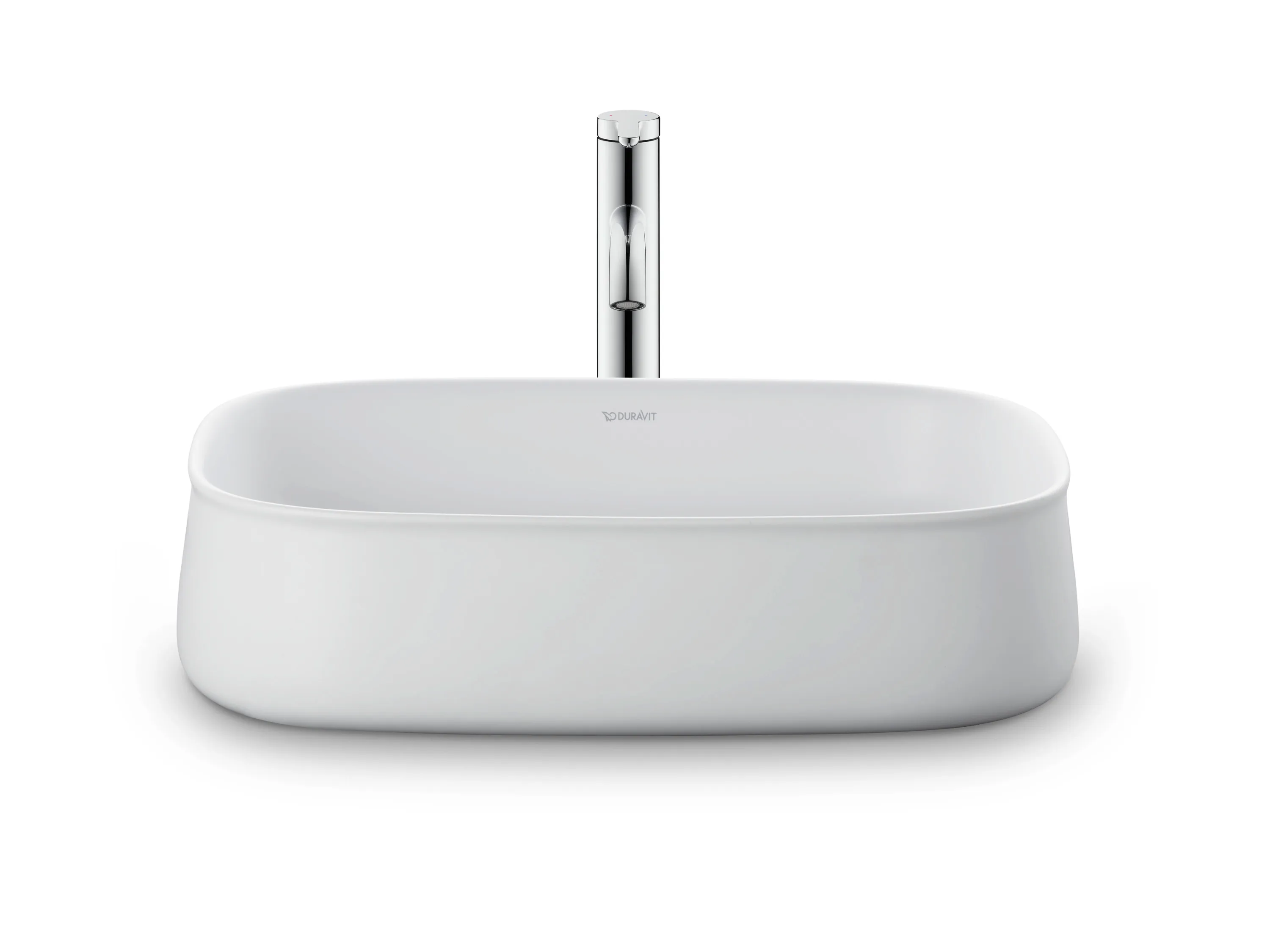 Aufsatzwaschtisch geschliffen „Zencha“ 55 × 39 × 13,5 cm, ohne Hahnlochbohrung in Weiß Seidenmatt Aufsatzwaschtisch geschliffen „Zencha“ 55 × 39 × 13,5 cm, ohne Hahnlochbohrung in Weiß Seidenmatt