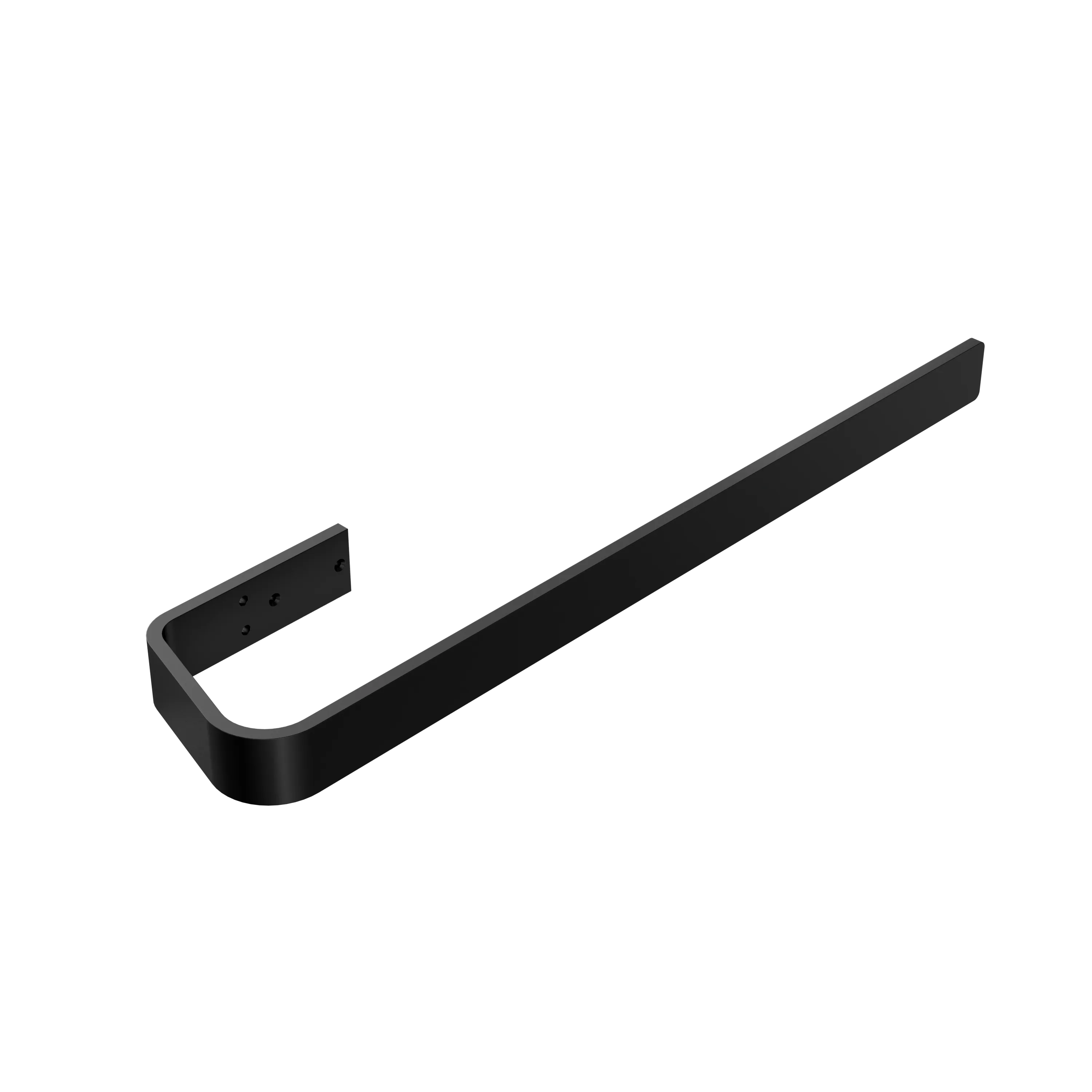 Kermi Handtuchhalter „Pateo®“ 463 × 125 × 40 mm in RAL9005 Kermi Handtuchhalter „Pateo®“ 463 × 125 × 40 mm in RAL9005