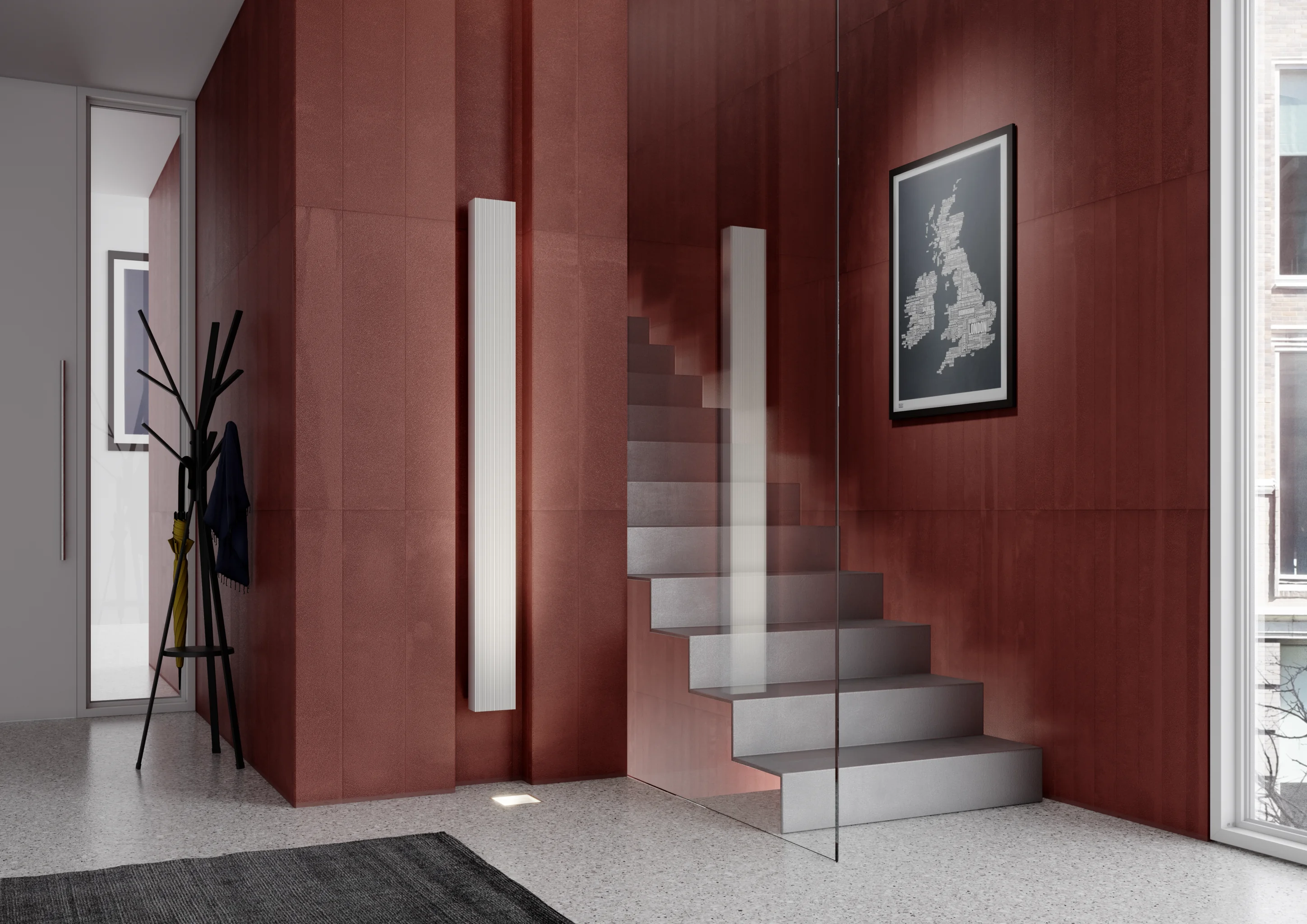 Kermi Design-Heizkörper „Bryce®“ 15 × 180 cm in Anthracite Grey Kermi Design-Heizkörper „Bryce®“ 15 × 180 cm in Anthracite Grey