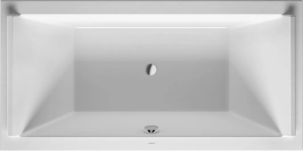 Duravit Badewanne „Starck“ rechteck 1800 × 900 mm, Mittelablauf in Weiß Ablauf: Mittelablauf / Größe: 180 × 90 cm / Whirlsystem: ohne Whirlsystem Duravit Badewanne „Starck“ rechteck 1800 × 900 mm, Mittelablauf in Weiß Ablauf: Mittelablauf / Größe: 180 × 90 cm / Whirlsystem: ohne Whirlsystem