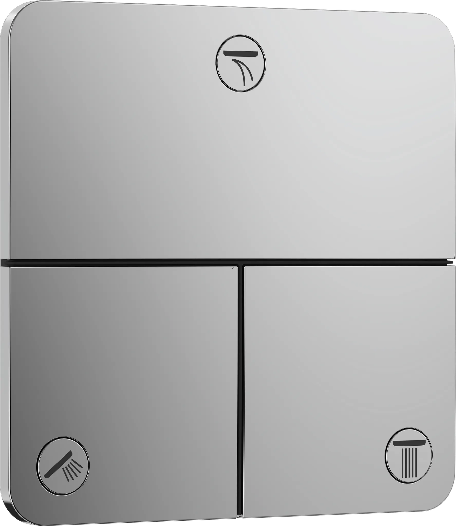 ShowerSelect Comfort Q Ventil Unterputz für 3 Verbraucher Chrom ShowerSelect Comfort Q Ventil Unterputz für 3 Verbraucher Chrom