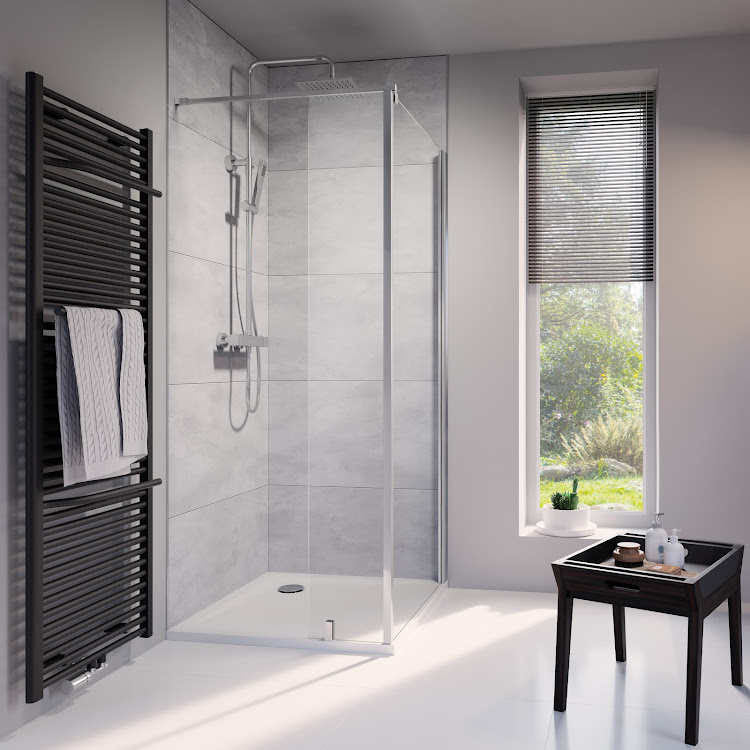 HSK Duschabtrennung Walk-In Frontelement mit Seitenteil „Atelier“ Walk in Glas Klar hell, H: 2000 mm HSK Duschabtrennung Walk-In Frontelement mit Seitenteil „Atelier“ Walk in Glas Klar hell, H: 2000 mm