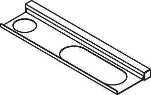 HEWI Ablage in Befestigung verdeckt HEWI Ablage in Befestigung verdeckt