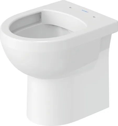 Duravit Stand-Tiefspül-WC inkl. WC-Sitz „No.1“ 51 × 38,6 × 46,5 cm, Befestigung sichtbar