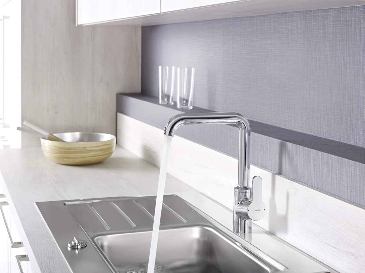 HansaPRIMO Küchenarmatur Einhebelmischer Niederdruck Chrom HansaPRIMO Küchenarmatur Einhebelmischer Niederdruck Chrom