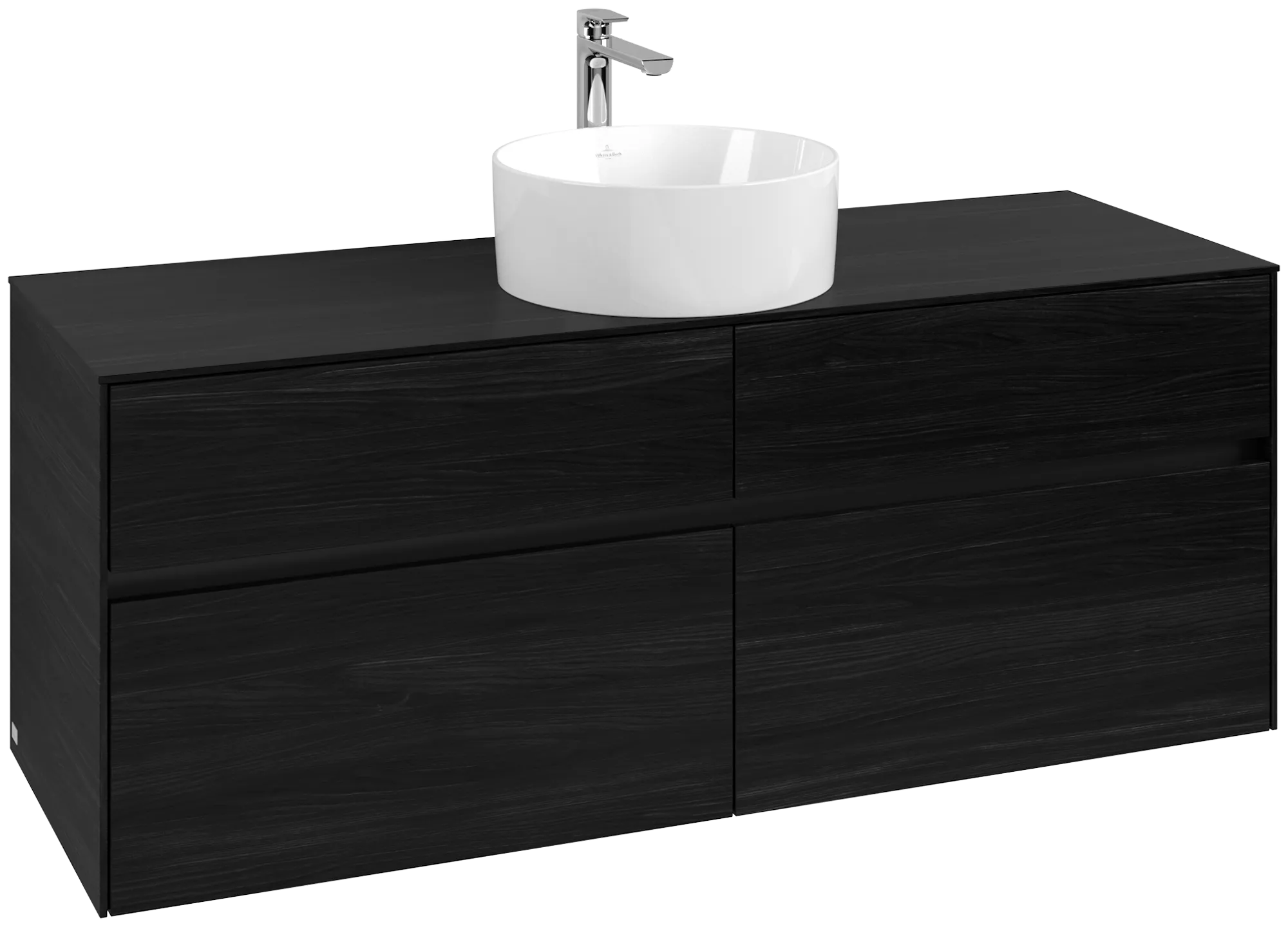 Villeroy & Boch Collaro Waschbeckenunterschrank C045B0, 1400x548x500 mm, Black Oak