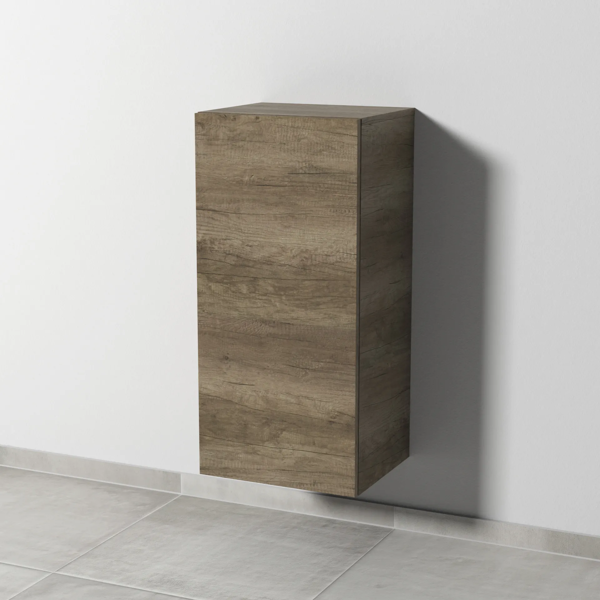 Sanipa Mittelschrank „Solo One“ 400 × 850 × 338 mm Anschlag links, in Eiche Nebraska, Anschlag links Sanipa Mittelschrank „Solo One“ 400 × 850 × 338 mm Anschlag links, in Eiche Nebraska, Anschlag links