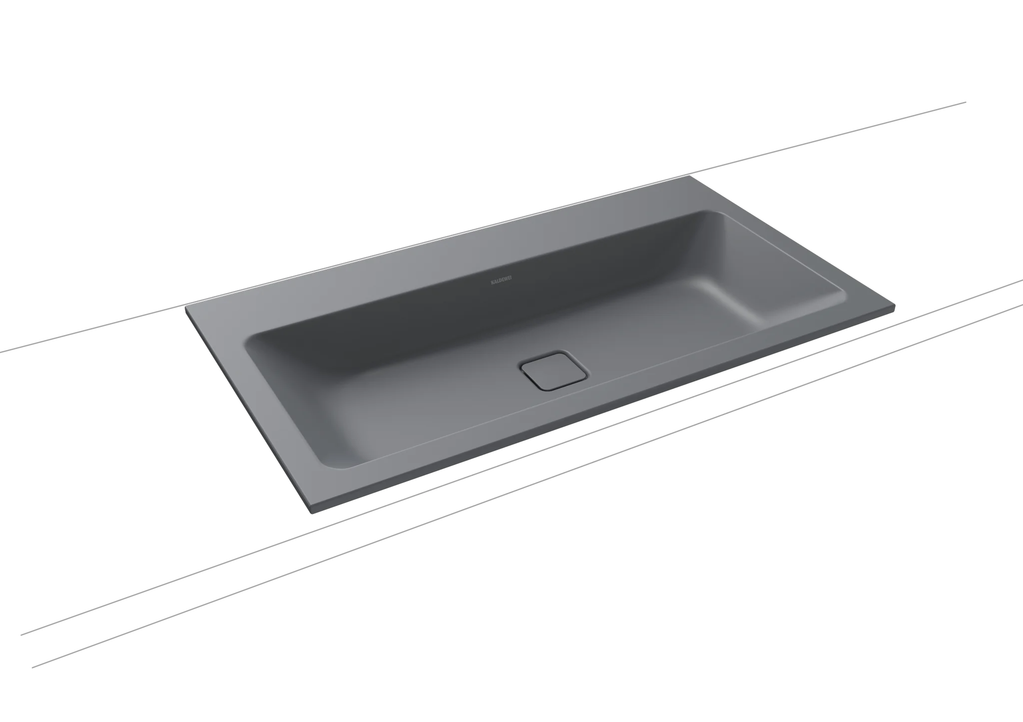 Kaldewei CONO Einbauwaschtisch, 900x500 mm, cool grey 70, Perl-Effekt, Antidröhnen, 1x 1er Hahnlochbohrung, ohne Überlauf Kaldewei CONO Einbauwaschtisch, 900x500 mm, cool grey 70, Perl-Effekt, Antidröhnen, 1x 1er Hahnlochbohrung, ohne Überlauf