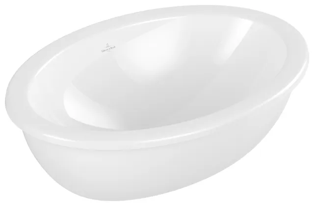 Villeroy & Boch Einbauwaschtisch aus TitanCeram „Loop & Friends“ 660 × 470 × 230 mm, ohne Hahnlochbohrung