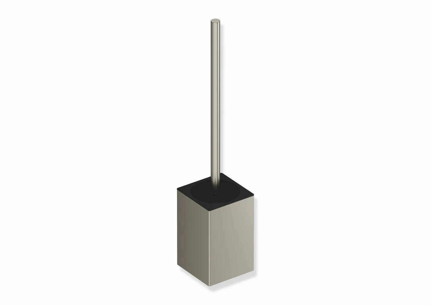WC-Bürstengarnitur, Edelstahl, PVD, Innenbehälter aus schwarz mattem Kunststoff, in Farbe CK (messing glänzend) WC-Bürstengarnitur, Edelstahl, PVD, Innenbehälter aus schwarz mattem Kunststoff, in Farbe CK (messing glänzend)