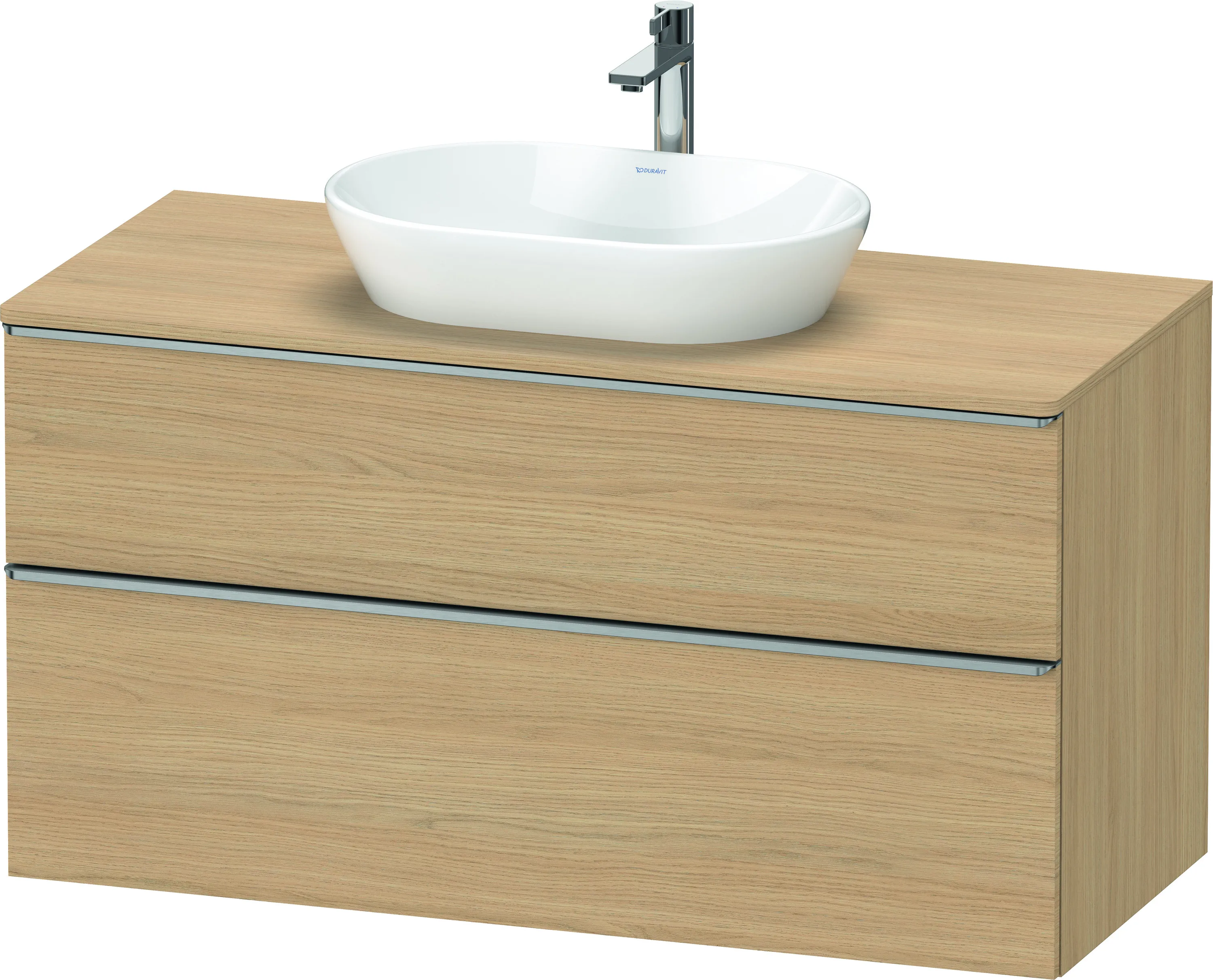 Duravit Waschtischunterschrank wandhängend „D-Neo“ 120 × 66,4 × 55 cm Eiche Natur
