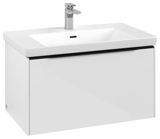 Villeroy & Boch Waschtischunterschrank „Subway 3.0“ für Schrankwaschtisch 772 × 429 × 478 mm Brilliant White, für Becken mittig