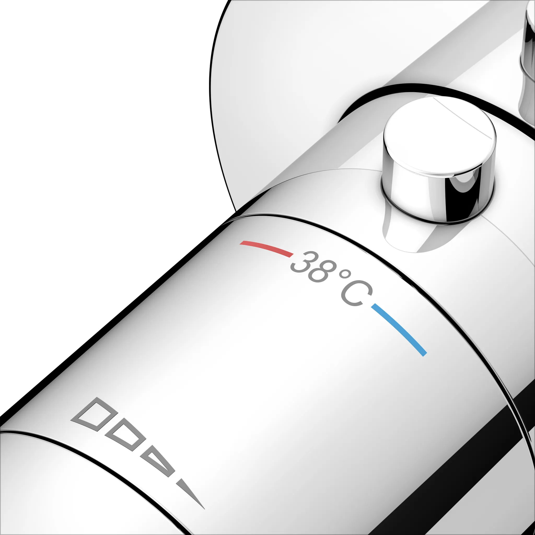 IXMO 59554010002 IXMO_solo Thermostat mit Schlauchanschluß eckig verchromt IXMO 59554010002 IXMO_solo Thermostat mit Schlauchanschluß eckig verchromt