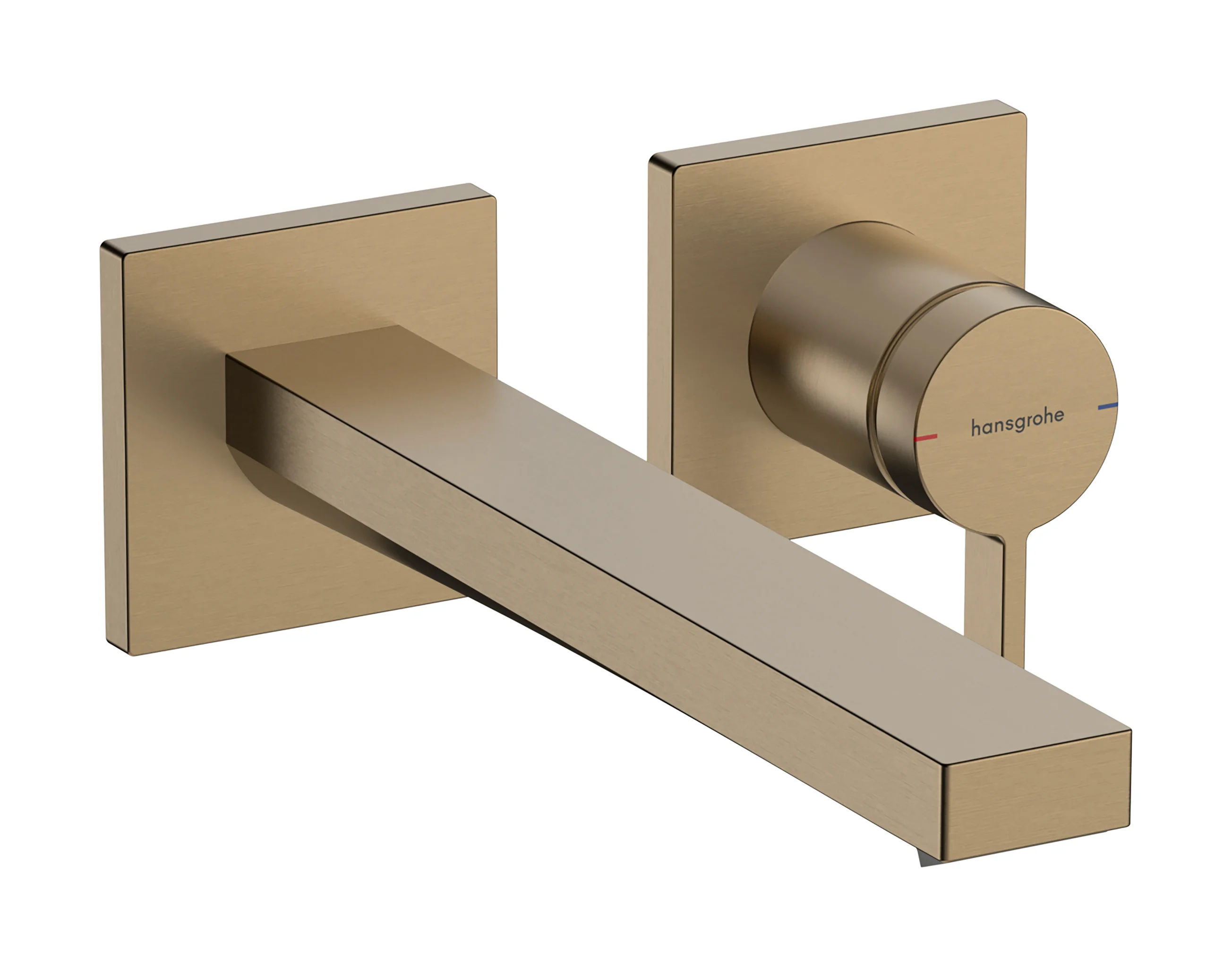 Hansgrohe Tecturis E Einhebel-Waschtischmischer Unterputz Brushed Bronze Ausladung 225 mm