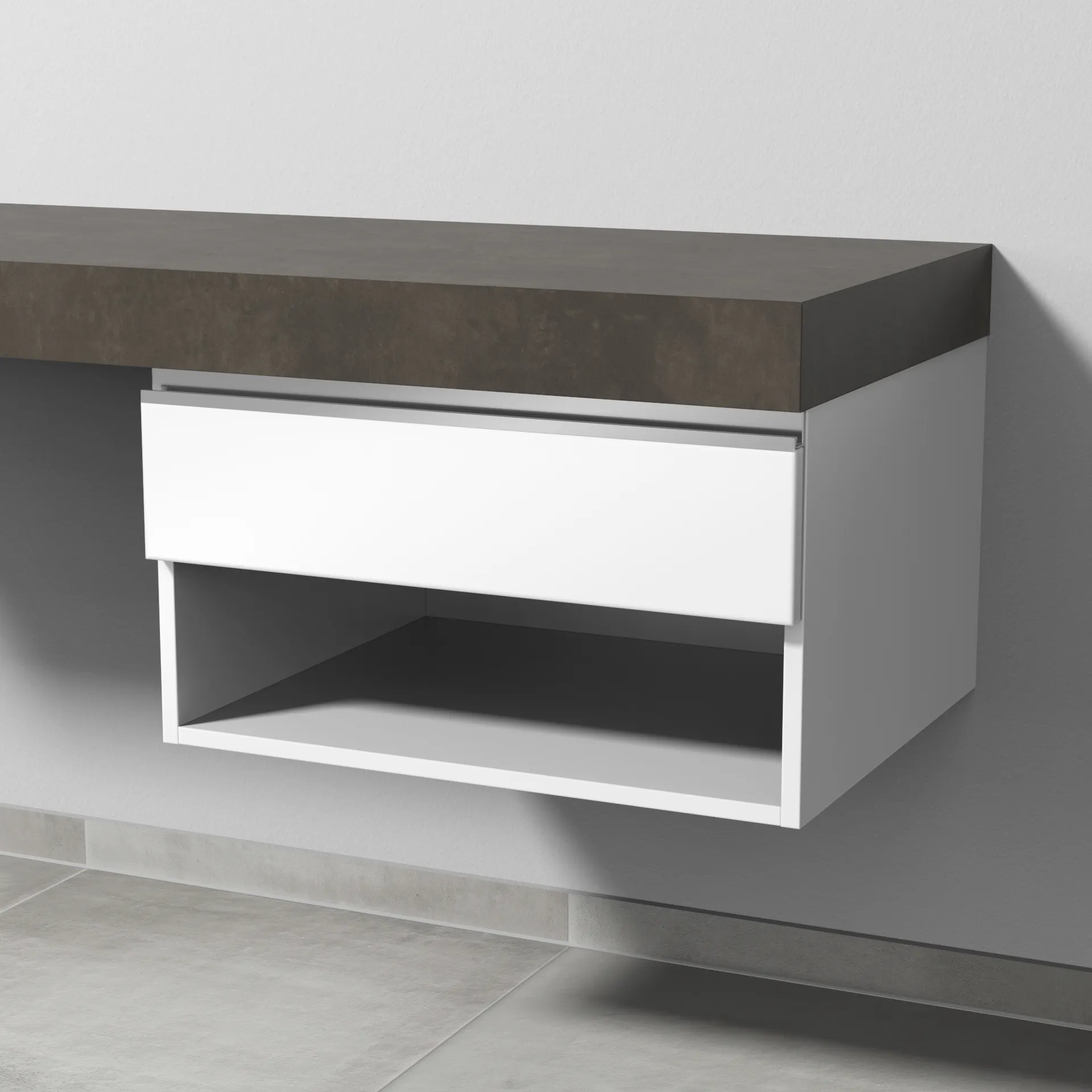 Sanipa Anbauschrank „2morrow“ 600 × 340 × 520 mm in Weiß (glanz)