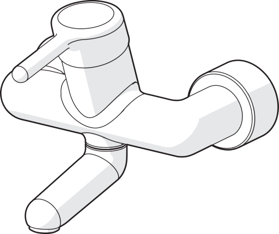 Einhand-Waschtischarmatur „Medipro“ Ausladung 171 mm in Chrom Einhand-Waschtischarmatur „Medipro“ Ausladung 171 mm in Chrom