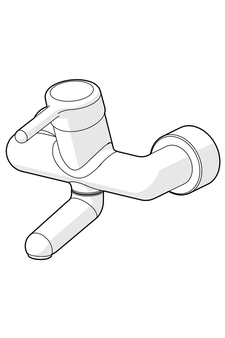 HansaMEDIPRO Einhebelmischer Waschtischbatterie HansaMEDIPRO 0253 Ausladung 171 mm DN15 Chrom HansaMEDIPRO Einhebelmischer Waschtischbatterie HansaMEDIPRO 0253 Ausladung 171 mm DN15 Chrom