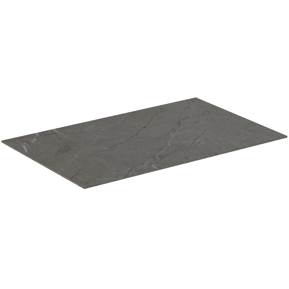 Waschtischplatte Conca, aus Keramik, 802x505x6mm, Marmor Noir Desir Waschtischplatte Conca, aus Keramik, 802x505x6mm, Marmor Noir Desir