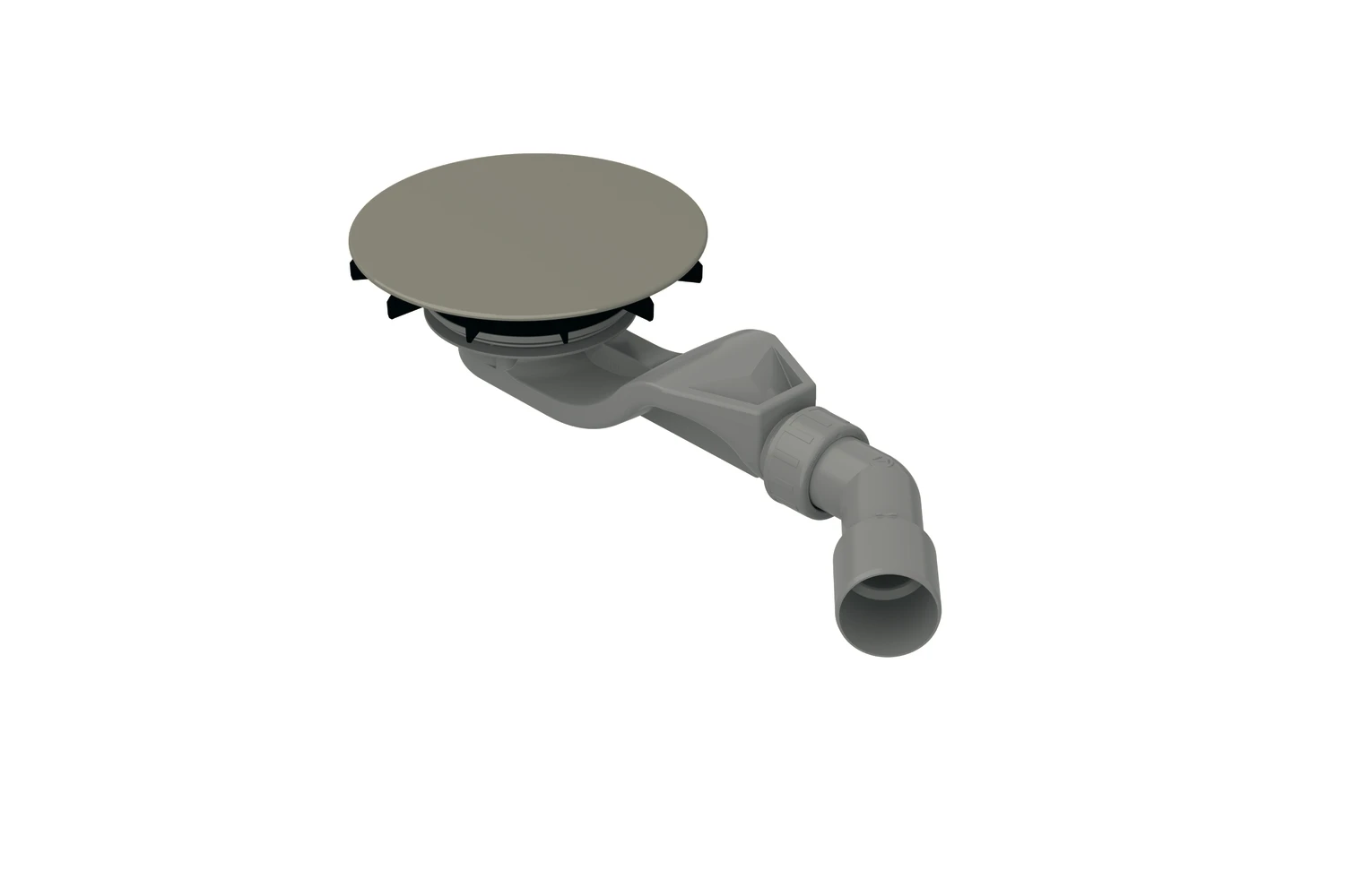 Bette Ablaufgarnitur für Duschwannen „BetteAir“ 30 Modell B524 152 mm in Cashmere