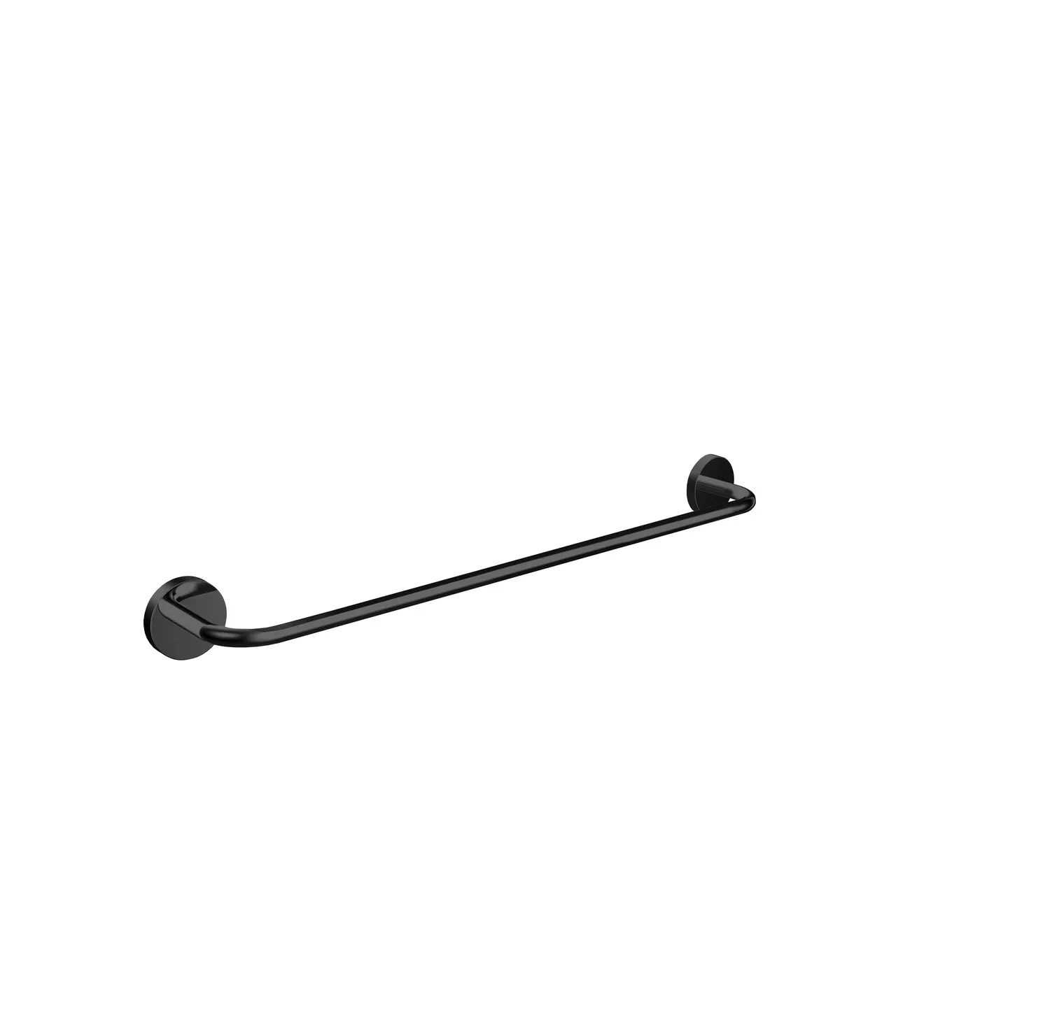 round Badetuchhalter 500 mm, schwarz