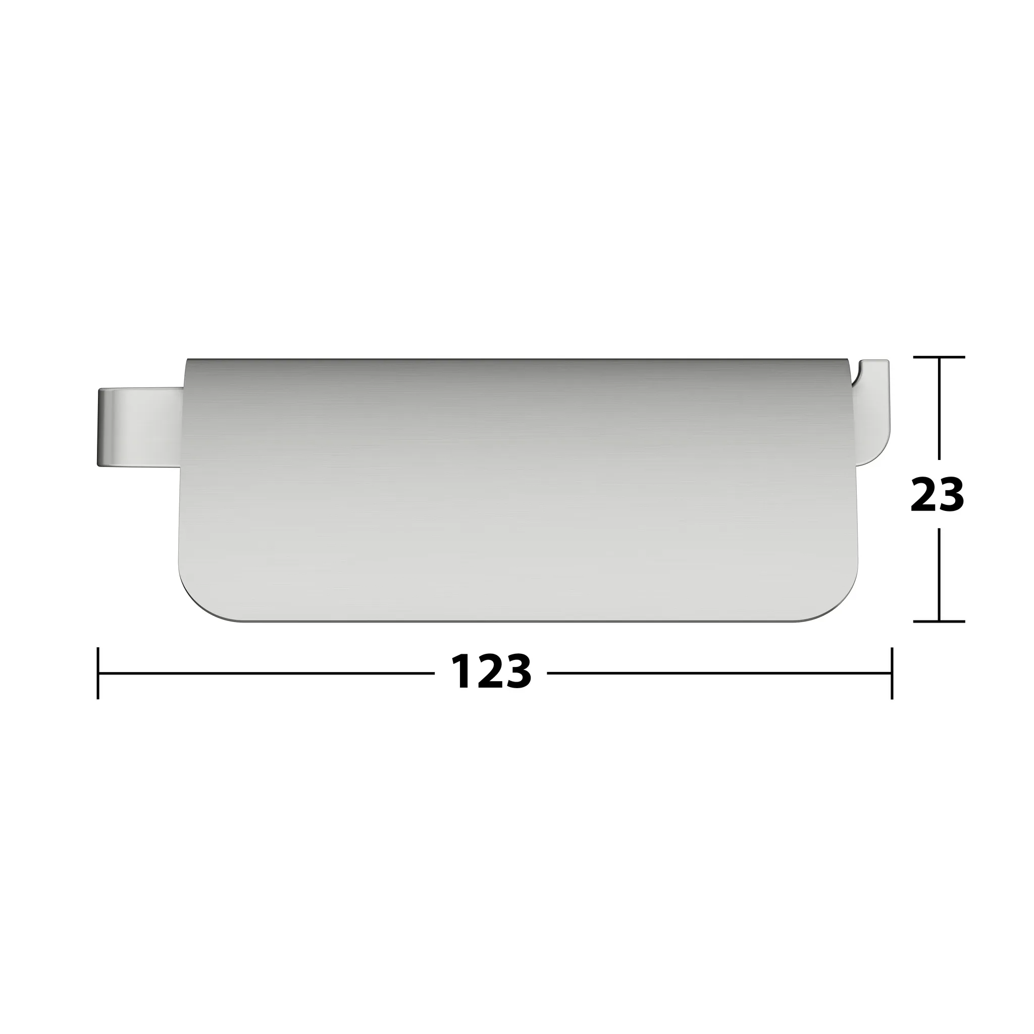 KEUCO COLLECTION MOLL Toilettenpapierhalter mit Deckel, starr, offene Form, Rollenbremse, Rollenbreite bis 100 mm, verdeckte Befestigung, Edelstahl-finish