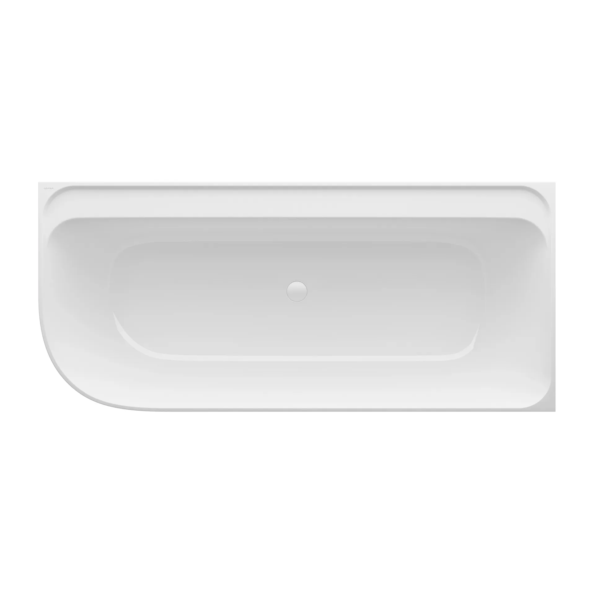 Laufen Badewanne MEDA 800x1800x590 Eckversion rechts, Marbond weiß Laufen Badewanne MEDA 800x1800x590 Eckversion rechts, Marbond weiß