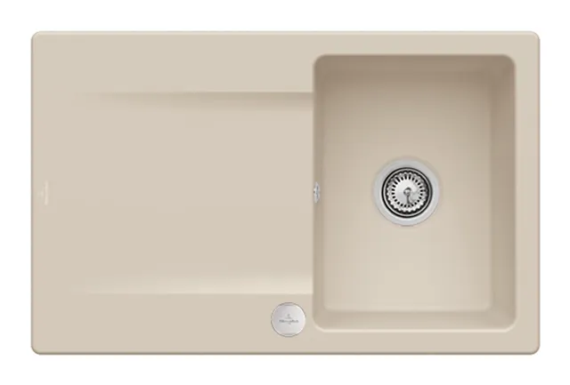 Villeroy & Boch Einbau-Küchenspülbecken „Siluet“ 45 800 × 510 × 220 mm in Almond
