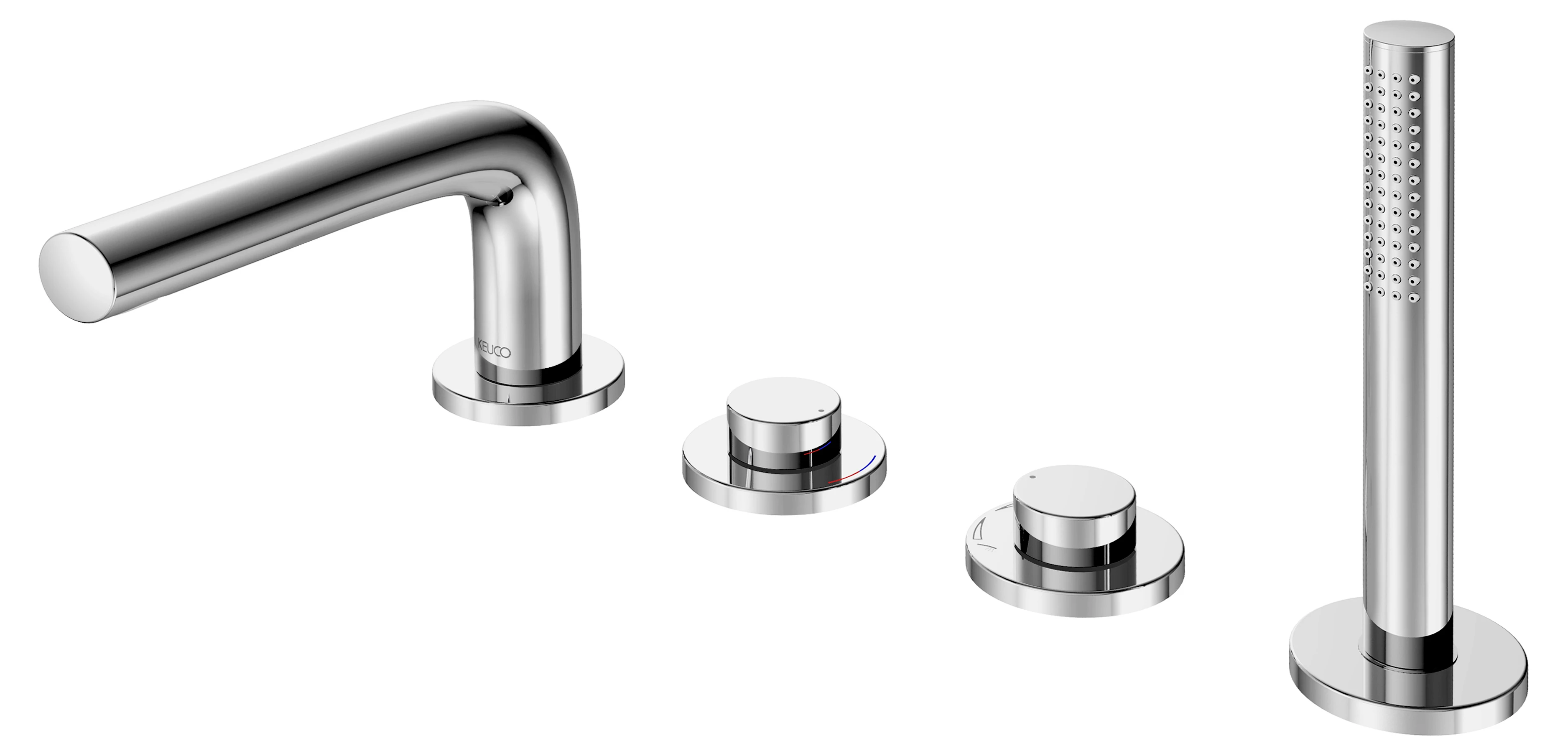 Edition 400 51530050200 Wannenmischer 4-Loch Wannenrand Ausladung 220 mm Nickel gebürstet Edition 400 51530050200 Wannenmischer 4-Loch Wannenrand Ausladung 220 mm Nickel gebürstet