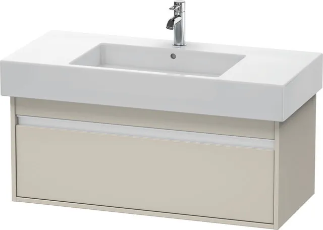 Duravit Waschtischunterschrank wandhängend „Ketho“ 100 × 41 × 45,5 cm Taupe Matt Duravit Waschtischunterschrank wandhängend „Ketho“ 100 × 41 × 45,5 cm Taupe Matt