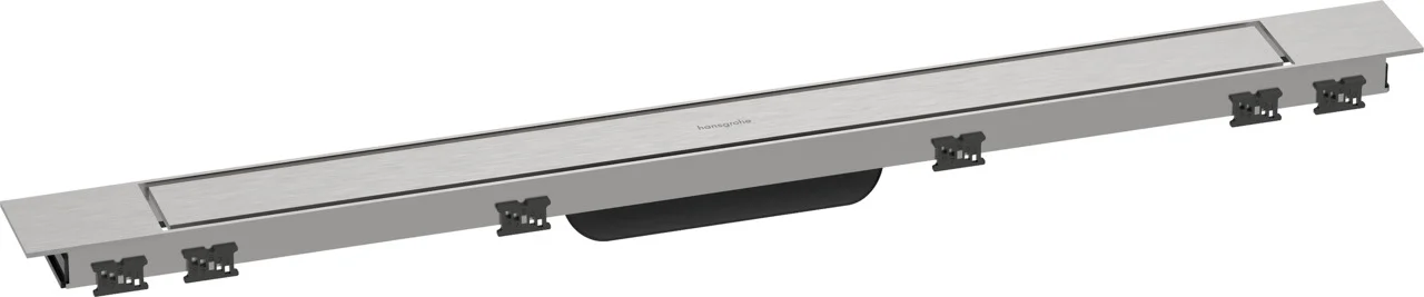 Hansgrohe RainDrain Match Plus Duschrinne 800 mm, höhenverstellbarer Edelstahlrahmen, bis 18 mm Fliesenstärke, wasserloses Siphonsystem Hansgrohe RainDrain Match Plus Duschrinne 800 mm, höhenverstellbarer Edelstahlrahmen, bis 18 mm Fliesenstärke, wasserloses Siphonsystem