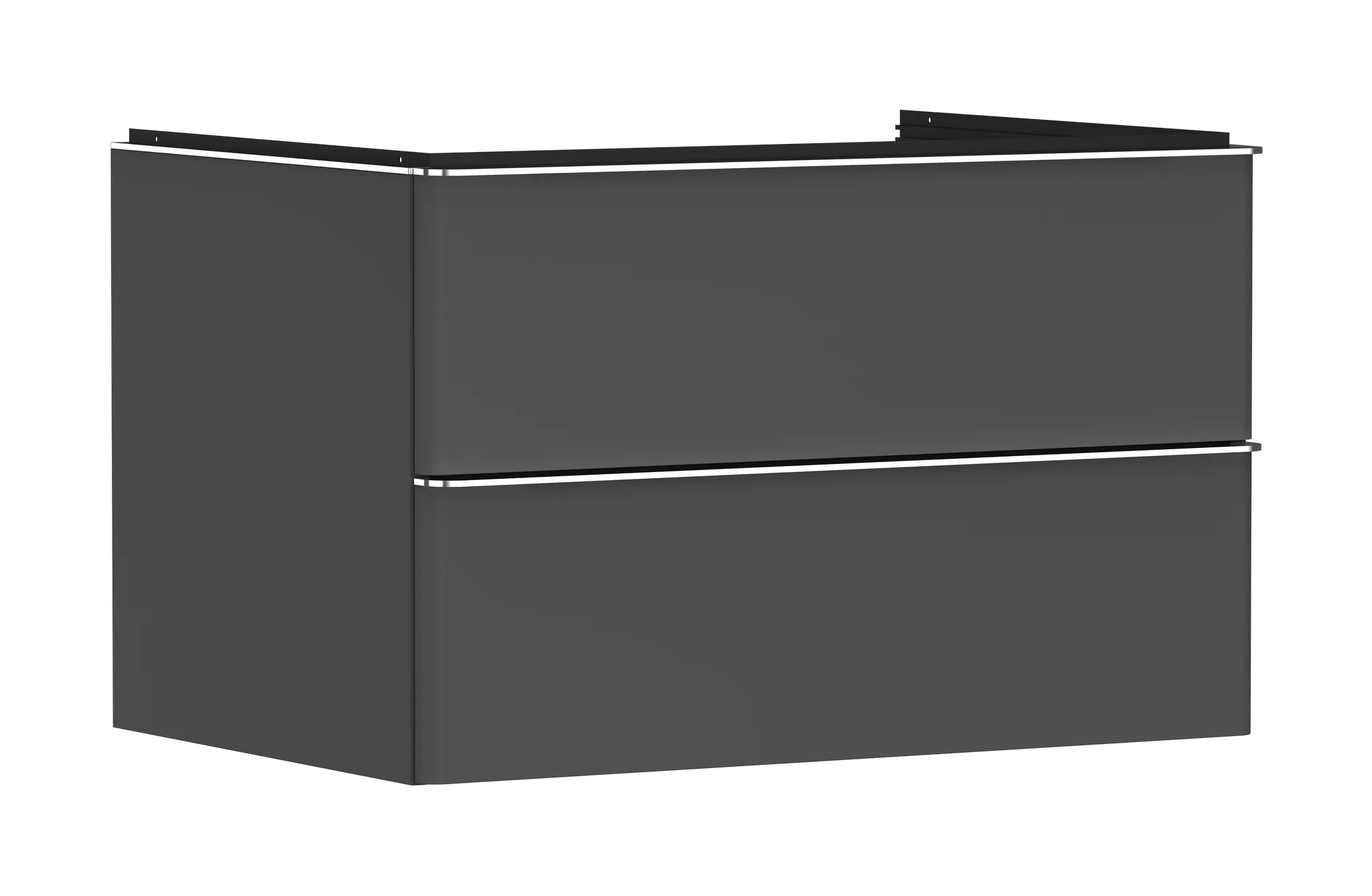 Hansgrohe Xelu Q Waschtischunterschrank Diamantgrau Matt 780⁄550 mit 2 Schubkästen Hansgrohe Xelu Q Waschtischunterschrank Diamantgrau Matt 780⁄550 mit 2 Schubkästen