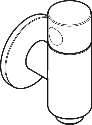 AXOR One Wandanschluss Stop mit Absperrventil, Chrom AXOR One Wandanschluss Stop mit Absperrventil, Chrom