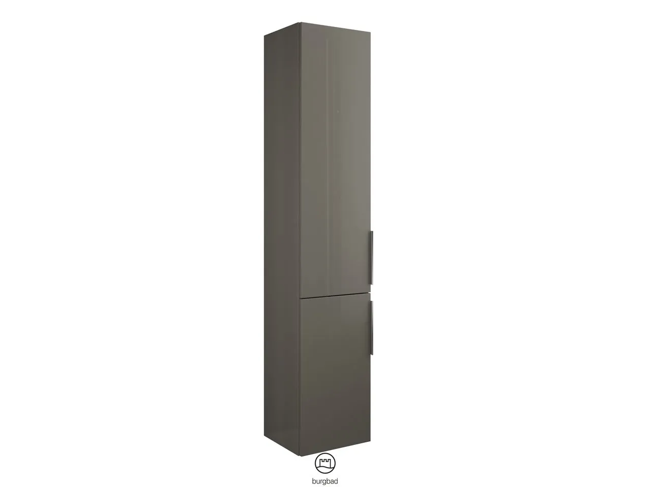 Hochschrank, 2 Türen;4 Glaseinlegeböden;1 fester Boden, Tiefe: 320 mm, Breite: 350 mm, Höhe: 1760 mm