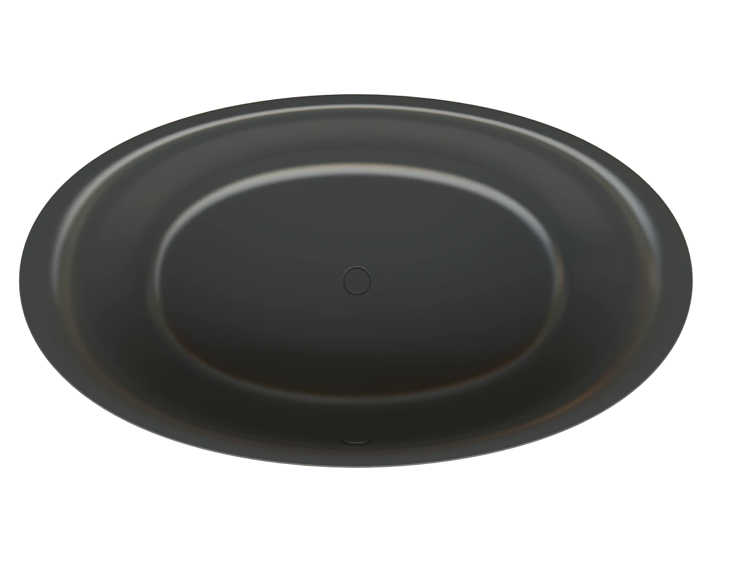 Bette Badewanne „BetteEve Oval“ oval 180 × 100 cm in Ebony