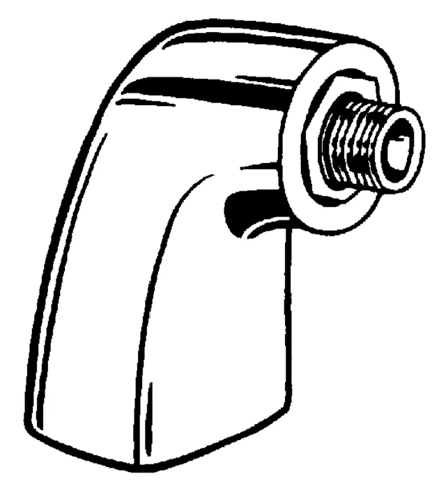 Standanschluss 12084, für Florida-Batterien, weiß Standanschluss 12084, für Florida-Batterien, weiß