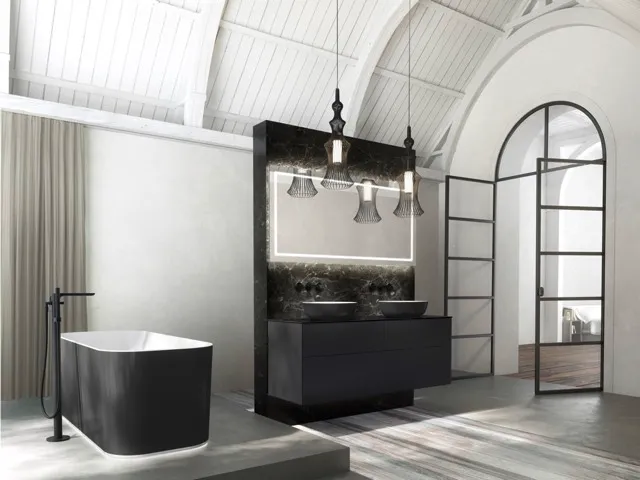 Villeroy & Boch Aufsatzwaschtisch aus TitanCeram „Artis“ ⌀ 430 mm in Coal Black Villeroy & Boch Aufsatzwaschtisch aus TitanCeram „Artis“ ⌀ 430 mm in Coal Black
