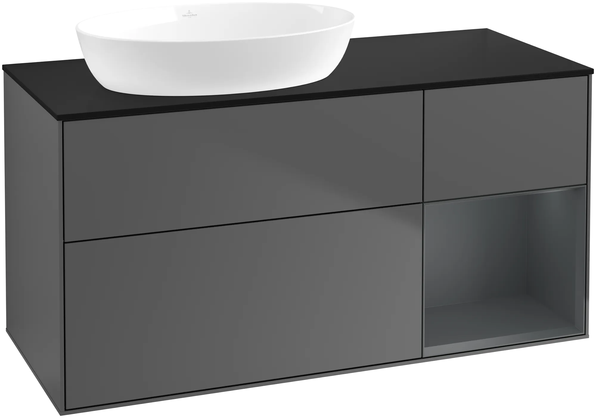 Villeroy & Boch Finion Waschbeckenunterschrank GA5 1200x603x501mm anthrazit