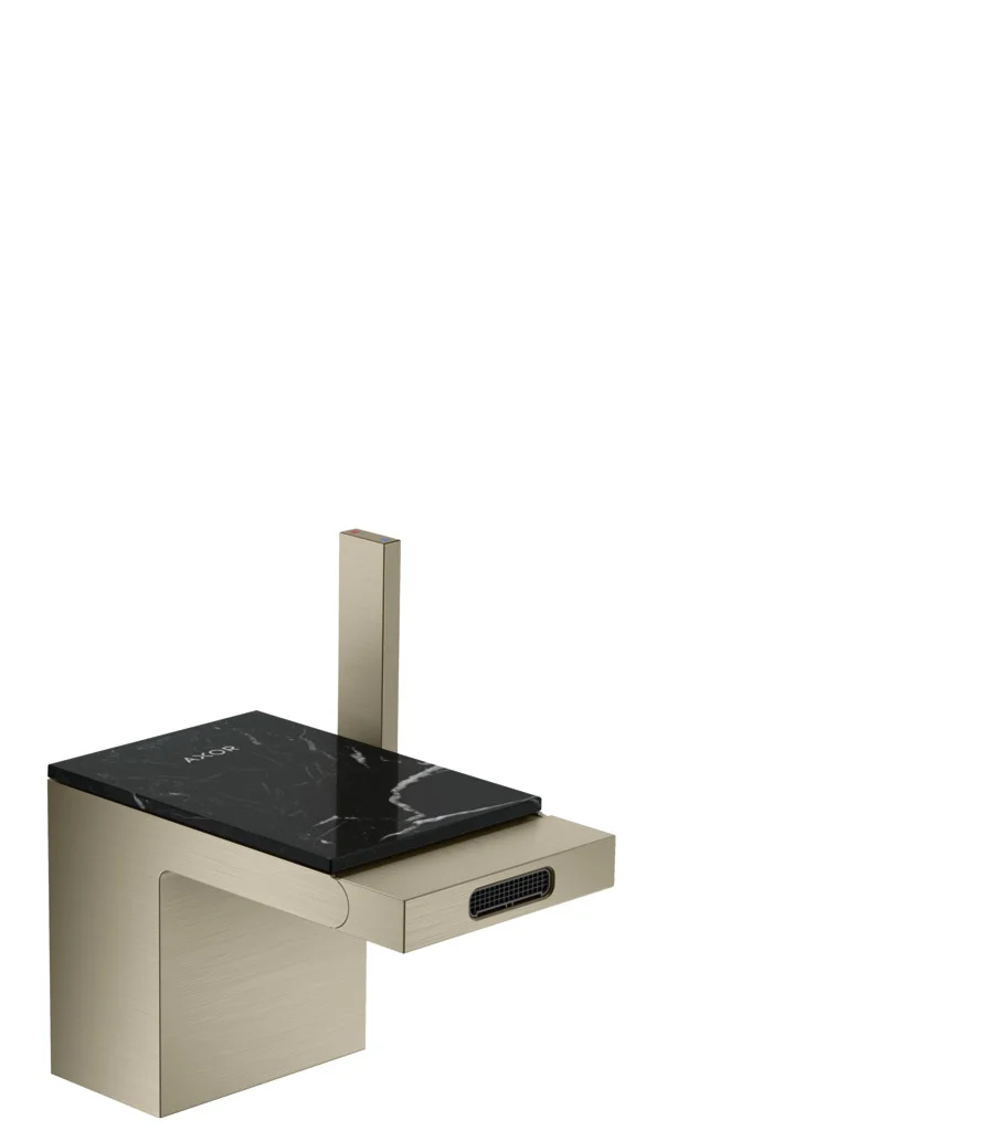 Hansgrohe AXOR MyEdition Platte Marmor Nero Marquina, Länge 117 mm, abnehmbar Hansgrohe AXOR MyEdition Platte Marmor Nero Marquina, Länge 117 mm, abnehmbar