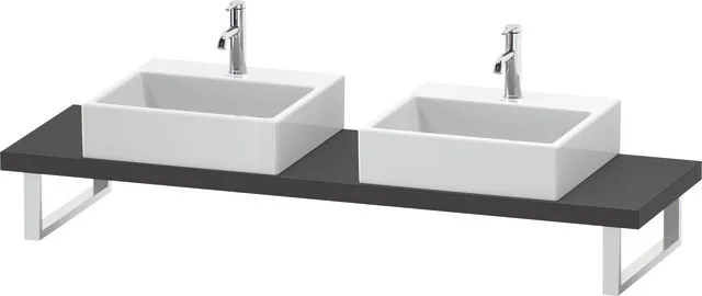 Duravit Konsole „L-Cube“ in Graphit Matt Duravit Konsole „L-Cube“ in Graphit Matt