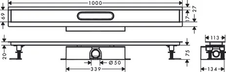 Komplettset uBox universal für Standardinstall.1000mm für DR FS Komplettset uBox universal für Standardinstall.1000mm für DR FS