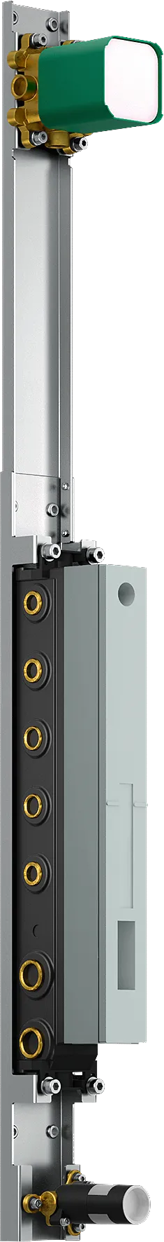 Hansgrohe AXOR ShowerComposition Grundkörper für Duschpaneel, Wandmontage, vertikal, Min. 106 mm, Max. 134 mm Hansgrohe AXOR ShowerComposition Grundkörper für Duschpaneel, Wandmontage, vertikal, Min. 106 mm, Max. 134 mm