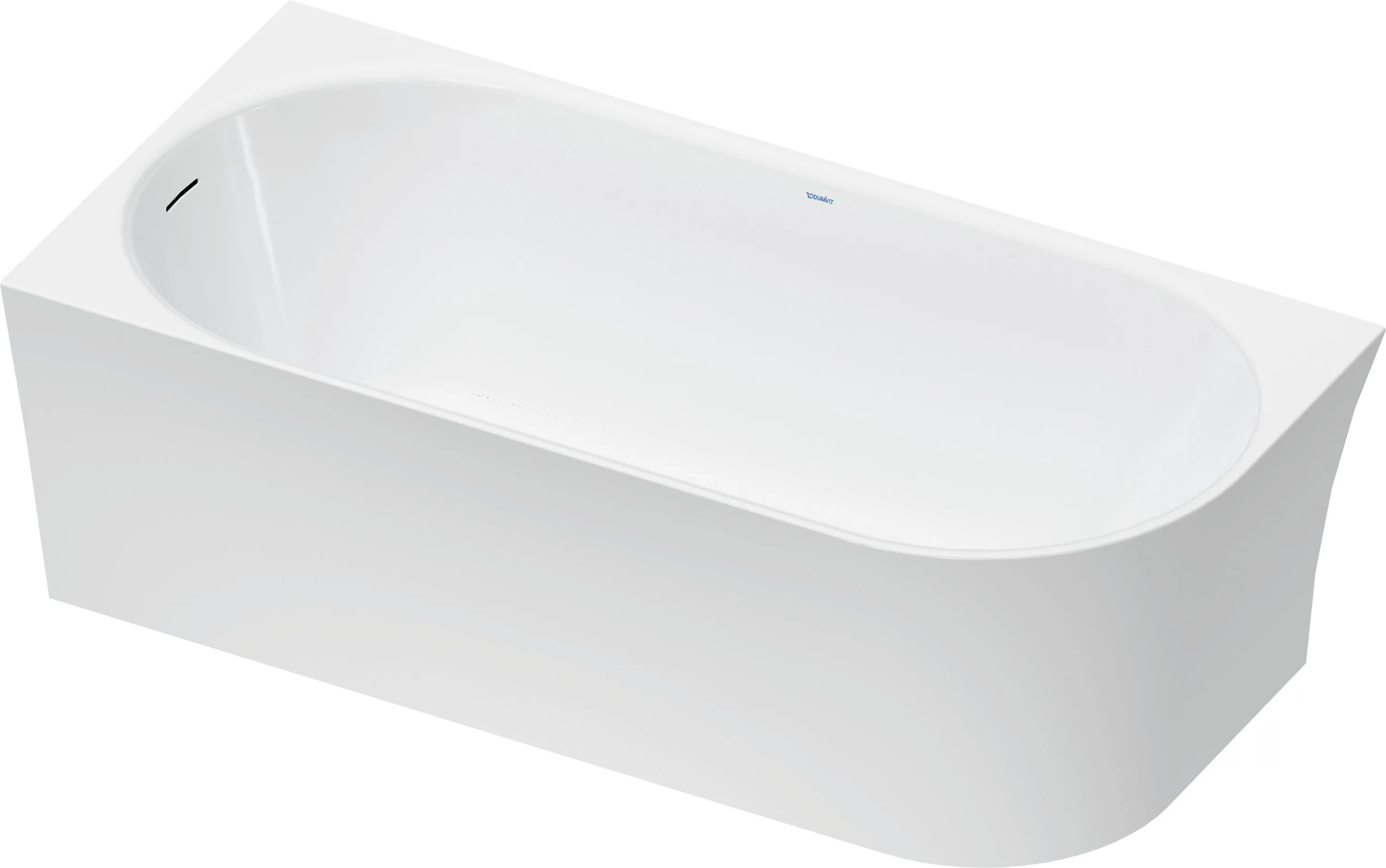 Duravit Badewanne „DuraSenja“ vorwand oval 1500 × 750 mm, links in Weiß Duravit Badewanne „DuraSenja“ vorwand oval 1500 × 750 mm, links in Weiß