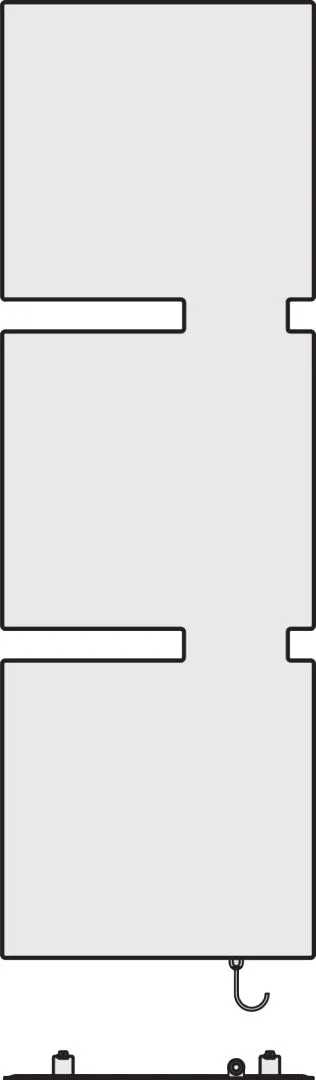 Kermi Design-Elektroheizkörper „Tano®-E“ 60 × 118 cm in Weiß Kermi Design-Elektroheizkörper „Tano®-E“ 60 × 118 cm in Weiß