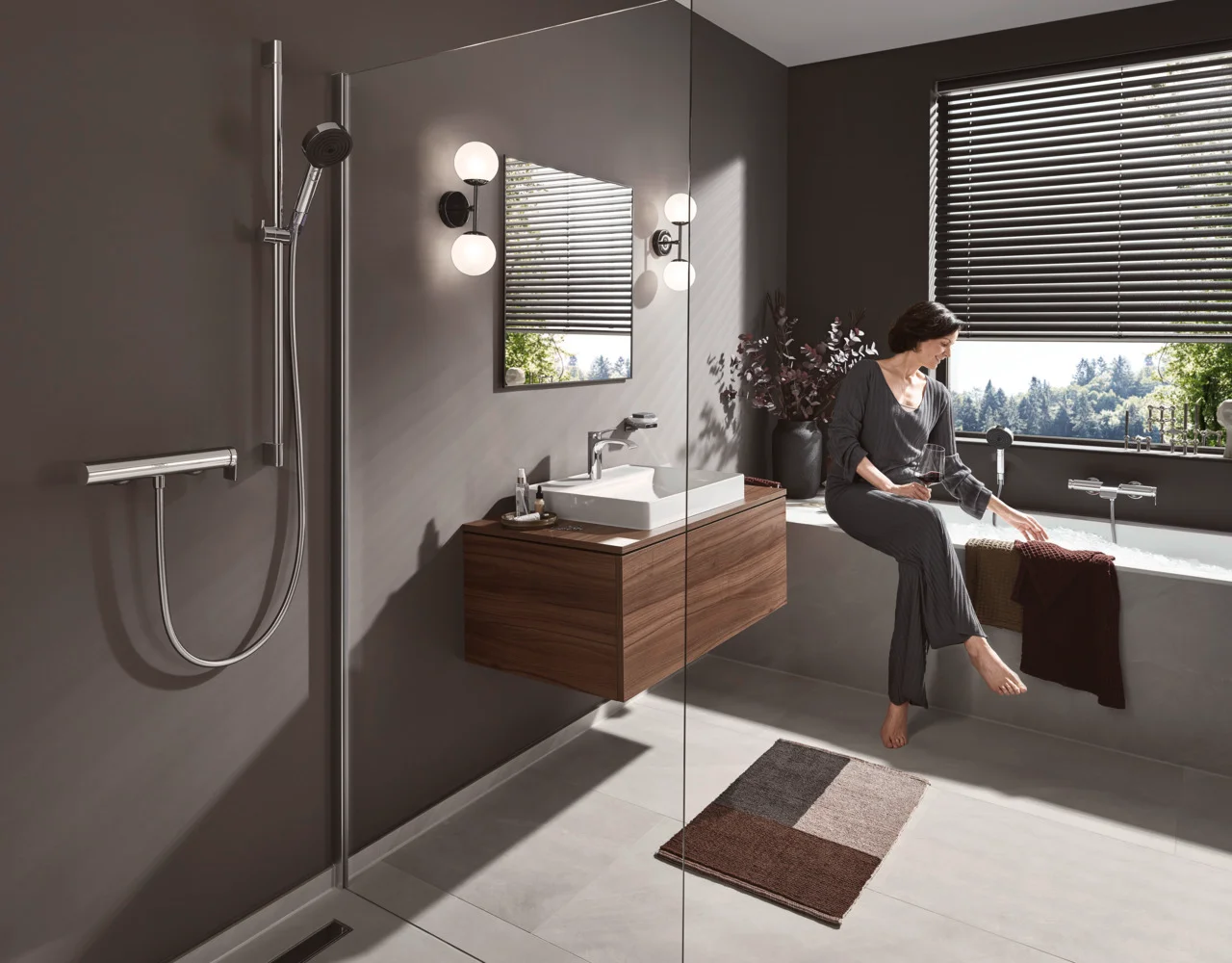 Hansgrohe RainDrain Match Duschrinne 800 mm mit höhenverstellbarem Rahmen, Edelstahl gebürstet Hansgrohe RainDrain Match Duschrinne 800 mm mit höhenverstellbarem Rahmen, Edelstahl gebürstet