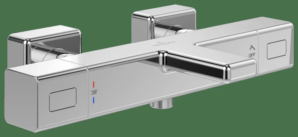 Villeroy & Boch Badewannenthermostat Universal Taps & Fittings TVT000002000 Eckig Chrom