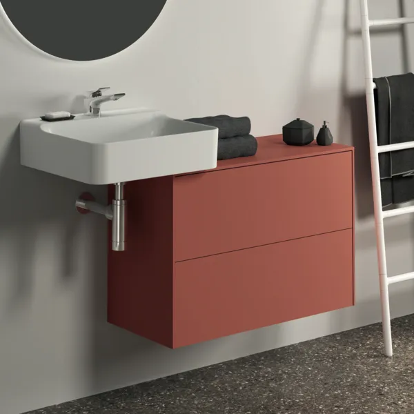 Ideal Standard Waschtischunterschrank Conca, 2 Auszüge, Sunset, 802x373x550 mm