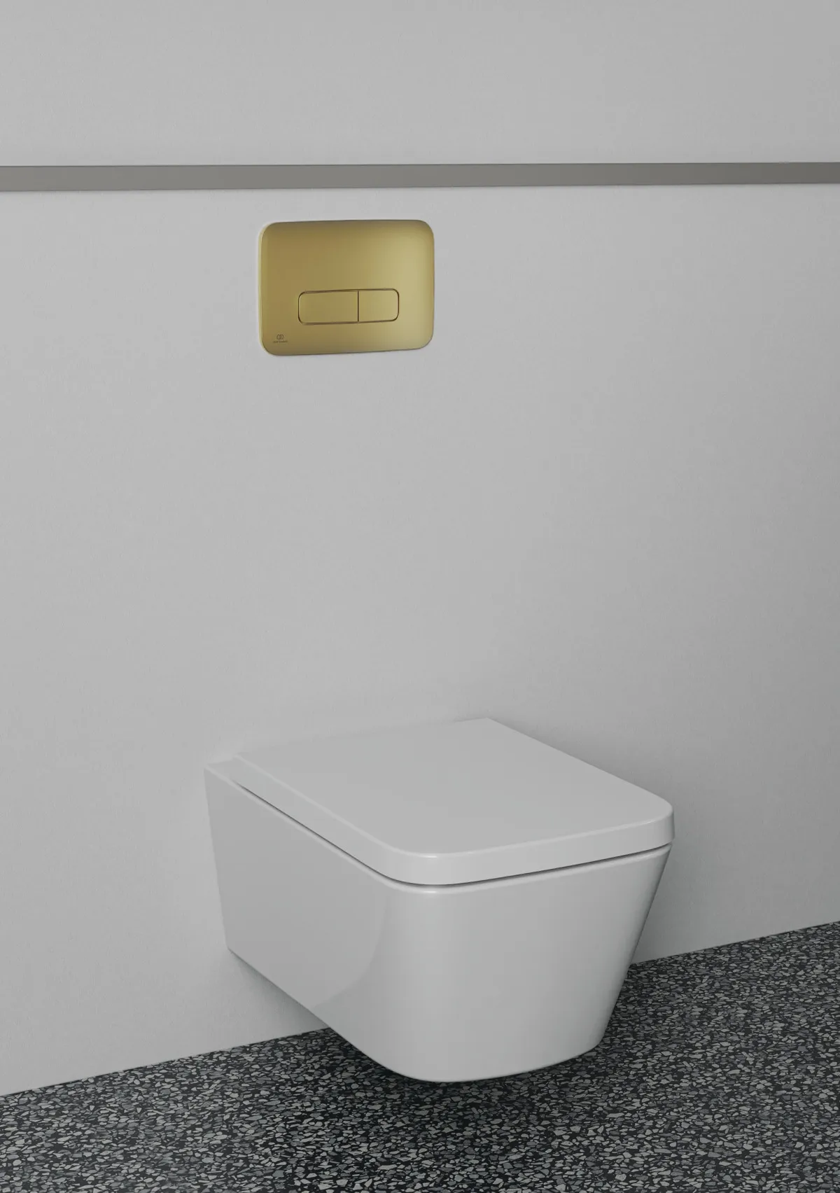 Ideal Standard Oleas WC Betätigungsplatte M3 Mechanisch Brushed Gold