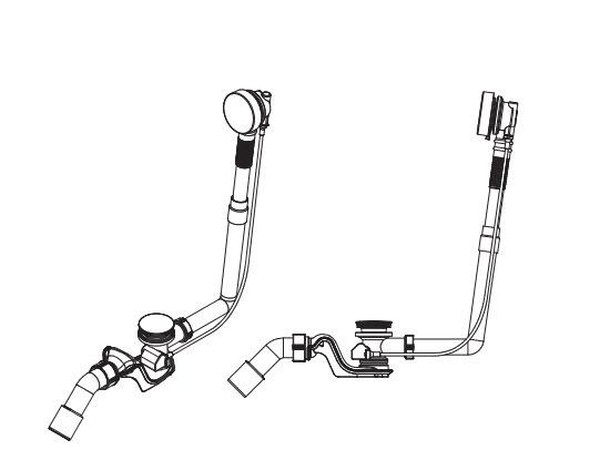 Kaldewei Ablaufgarnitur Modell 4001 „Comfort Level“ in chrom Kaldewei Ablaufgarnitur Modell 4001 „Comfort Level“ in chrom