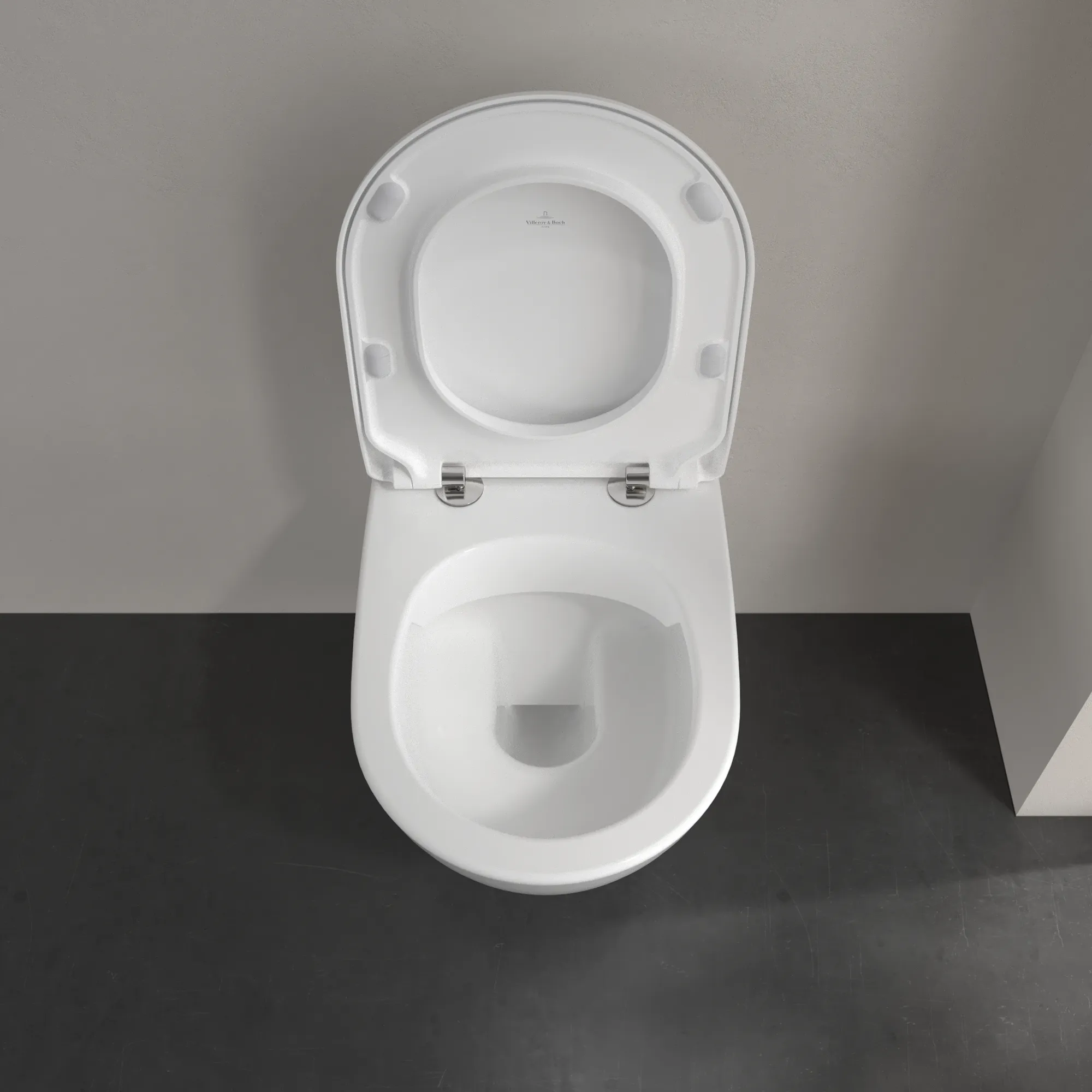 Wand-Tiefspül-WC DirectFlush „Subway 2.0“ 37 × 36,5 × 56 cm, ohne Spülrand, Abgang waagerecht
