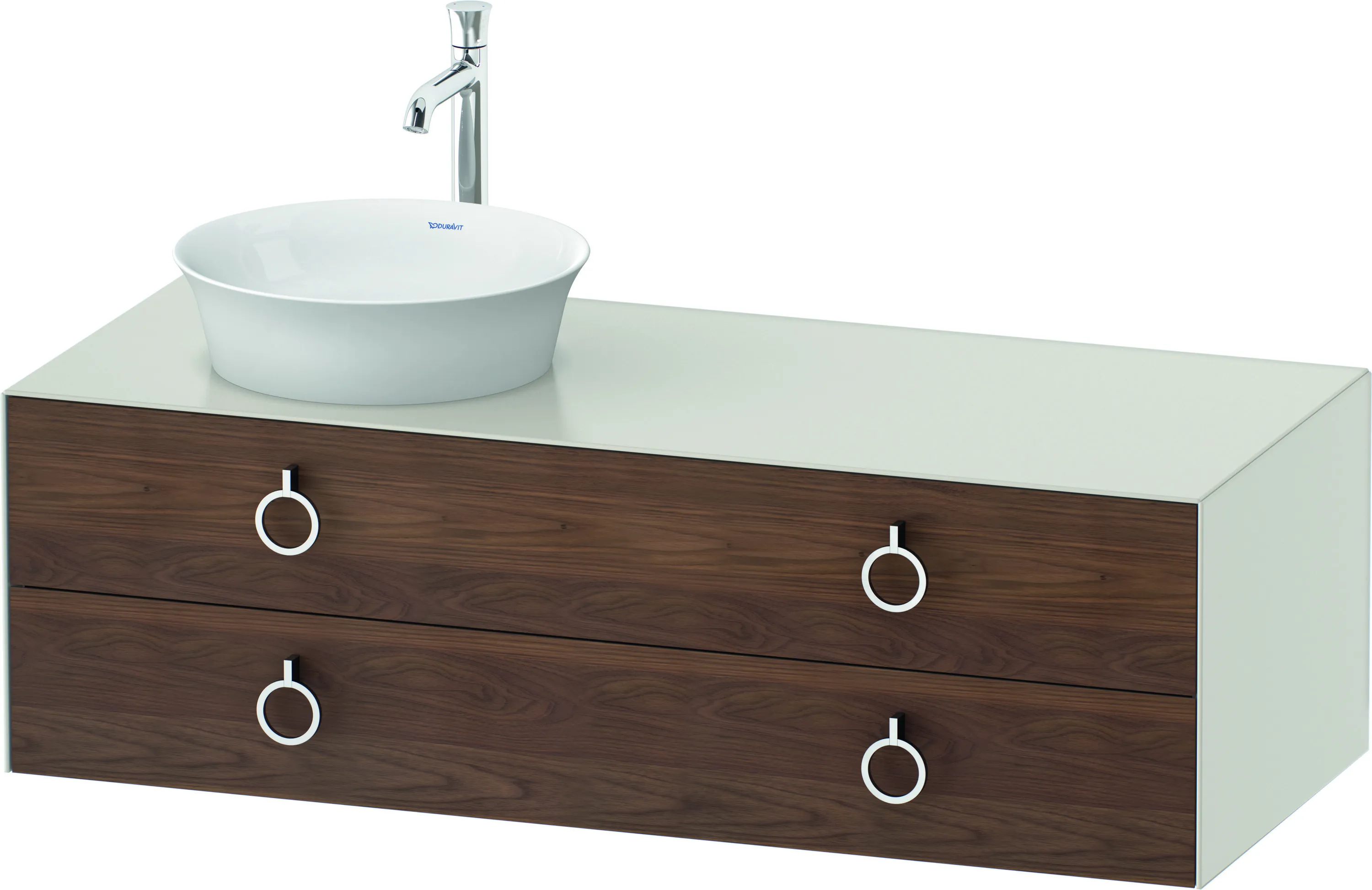 Duravit Waschtischunterschrank wandhängend „White Tulip“ 130 × 40,8 × 55 cm